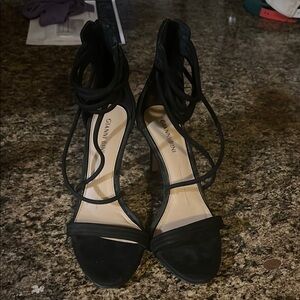 Gianvito Rossi Black Strappy Heels for Special Occasions